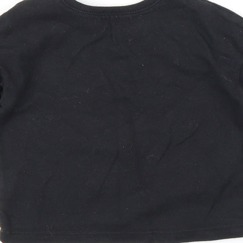 George Boys Black   Basic T-Shirt Size 3-6 Months  - Dinosaur