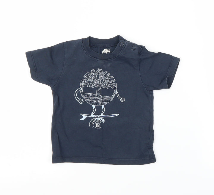 Timberland Boys Blue   Basic T-Shirt Size 9-12 Months