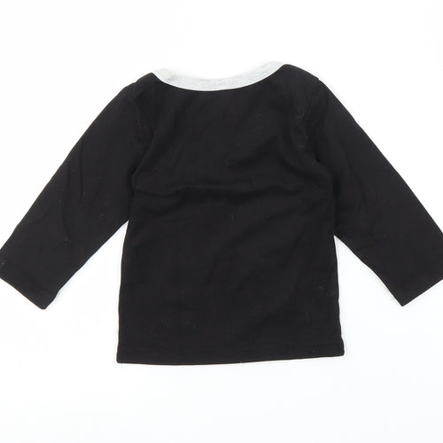 Preworn Baby Black   Basic T-Shirt Size 6-9 Months