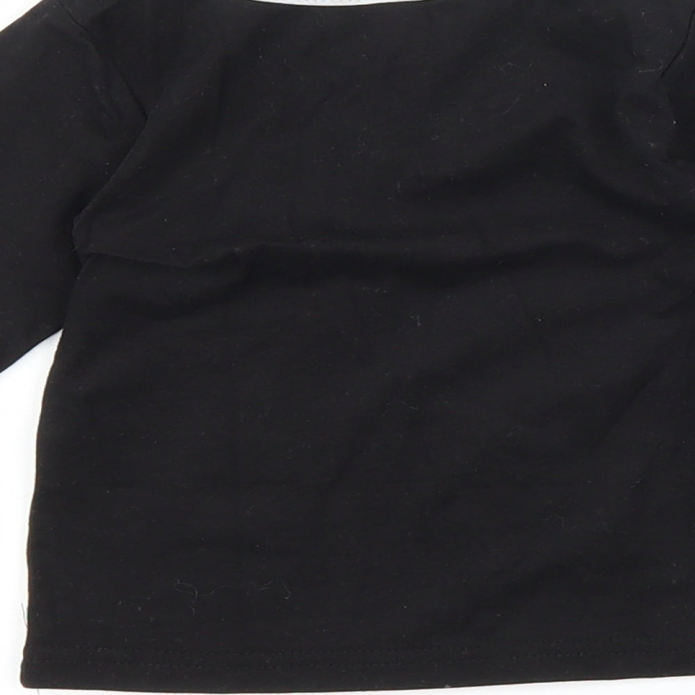 Preworn Baby Black   Basic T-Shirt Size 6-9 Months