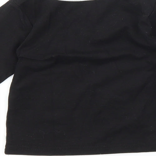 Preworn Baby Black   Basic T-Shirt Size 6-9 Months