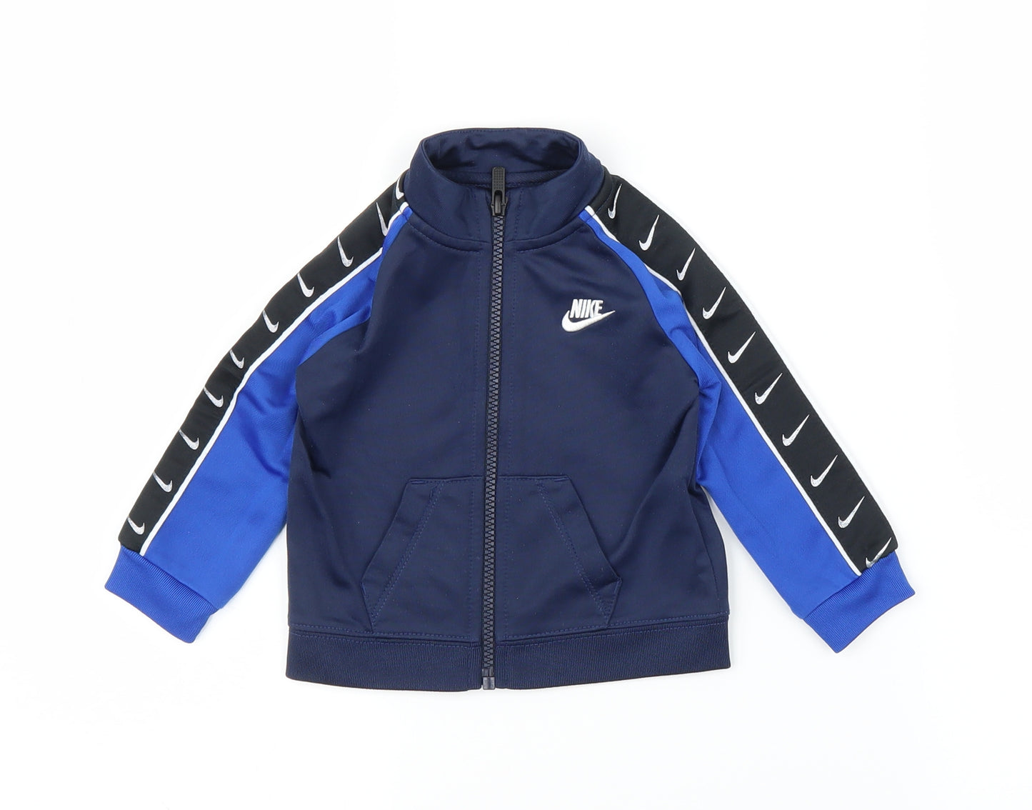 Nike Boys Blue   Full Zip Jumper Size 9-12 Months