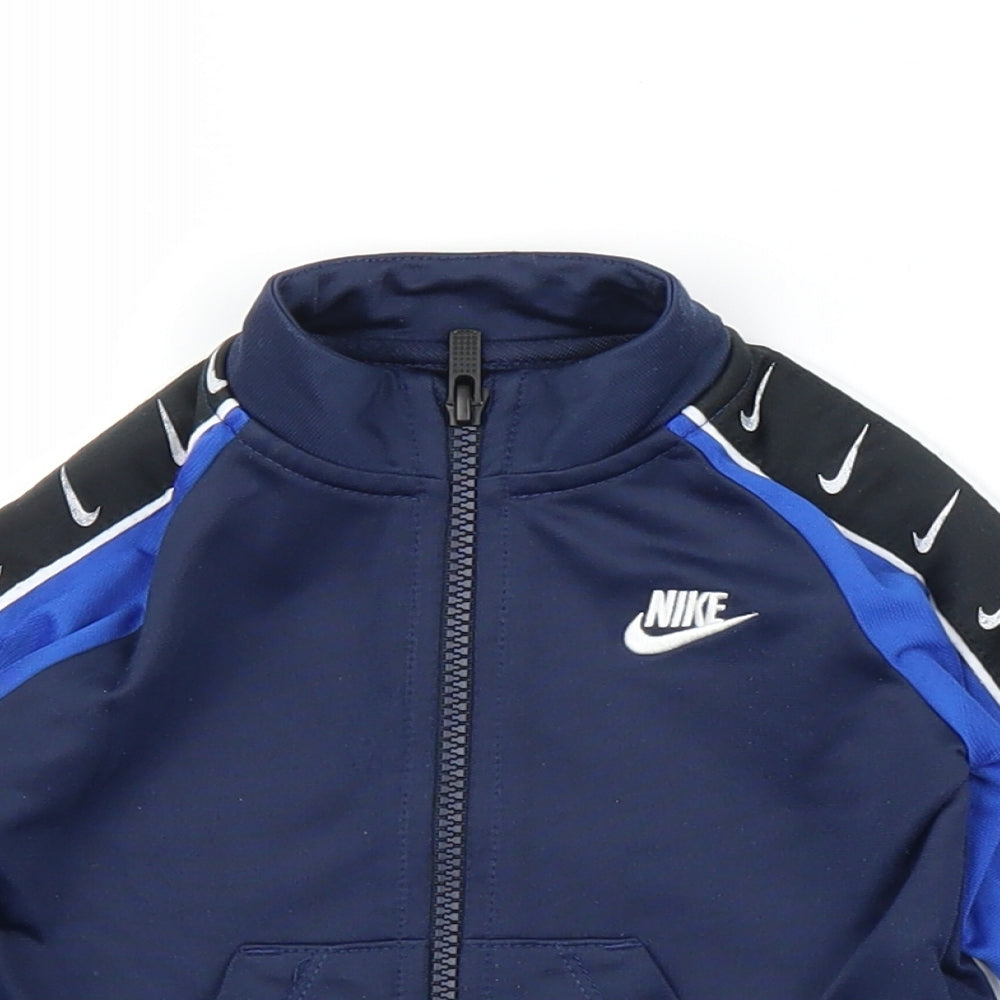 Nike Boys Blue   Full Zip Jumper Size 9-12 Months