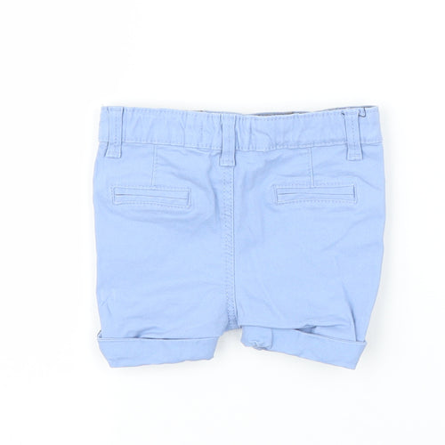 Primark Boys Blue  Damask Capri Trousers Size 3-6 Months  - Shorts