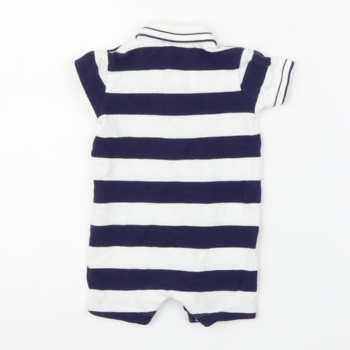 NEXT Baby Blue Striped  Babygrow One-Piece Size 6-9 Months