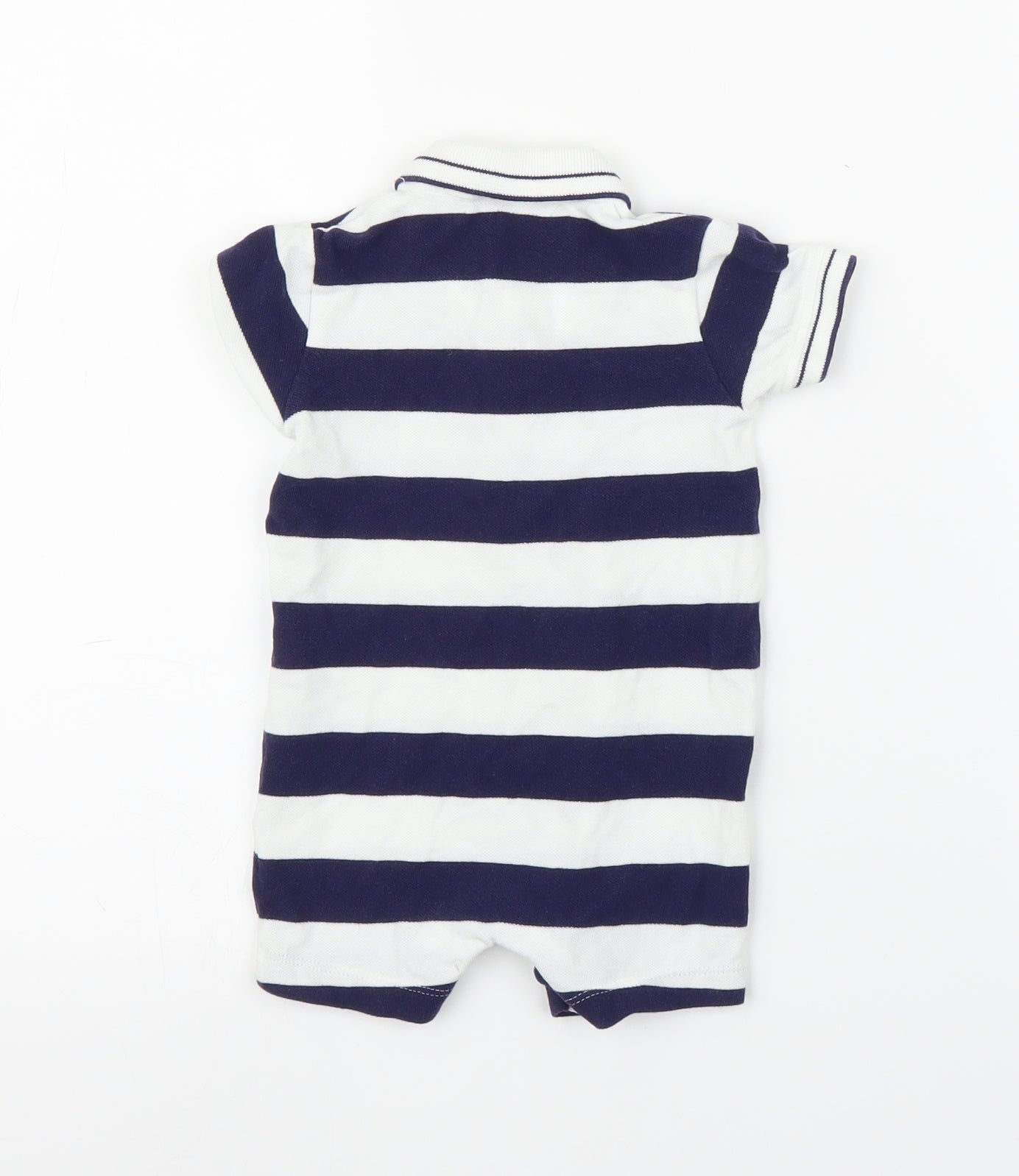 NEXT Baby Blue Striped  Babygrow One-Piece Size 6-9 Months