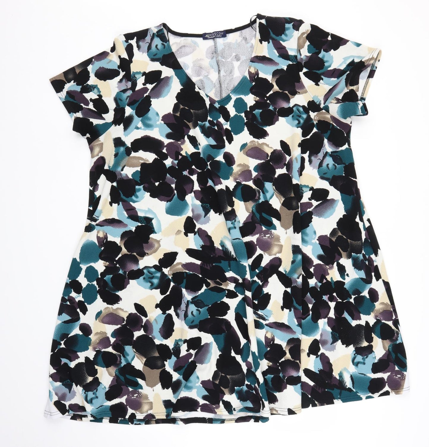 Ebsco Womens Multicoloured Floral  A-Line  Size 2XL