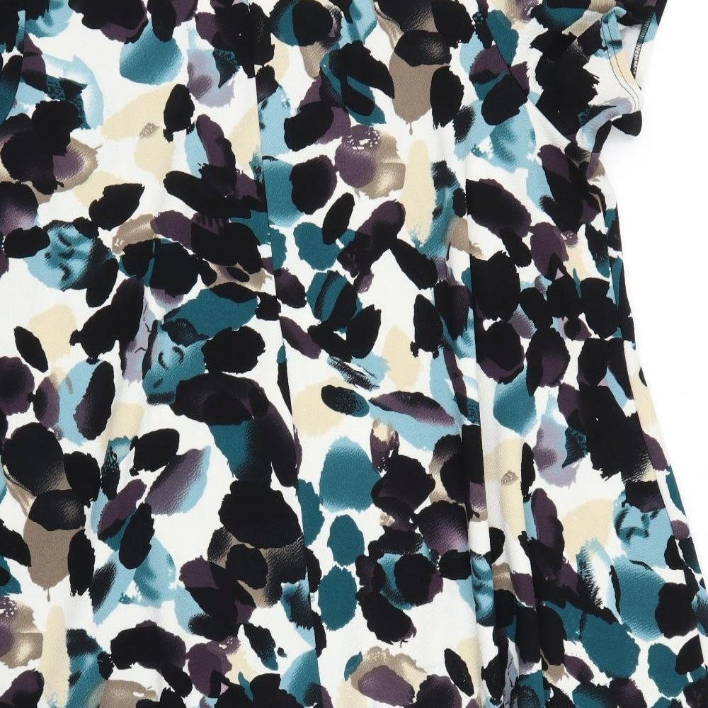 Ebsco Womens Multicoloured Floral  A-Line  Size 2XL