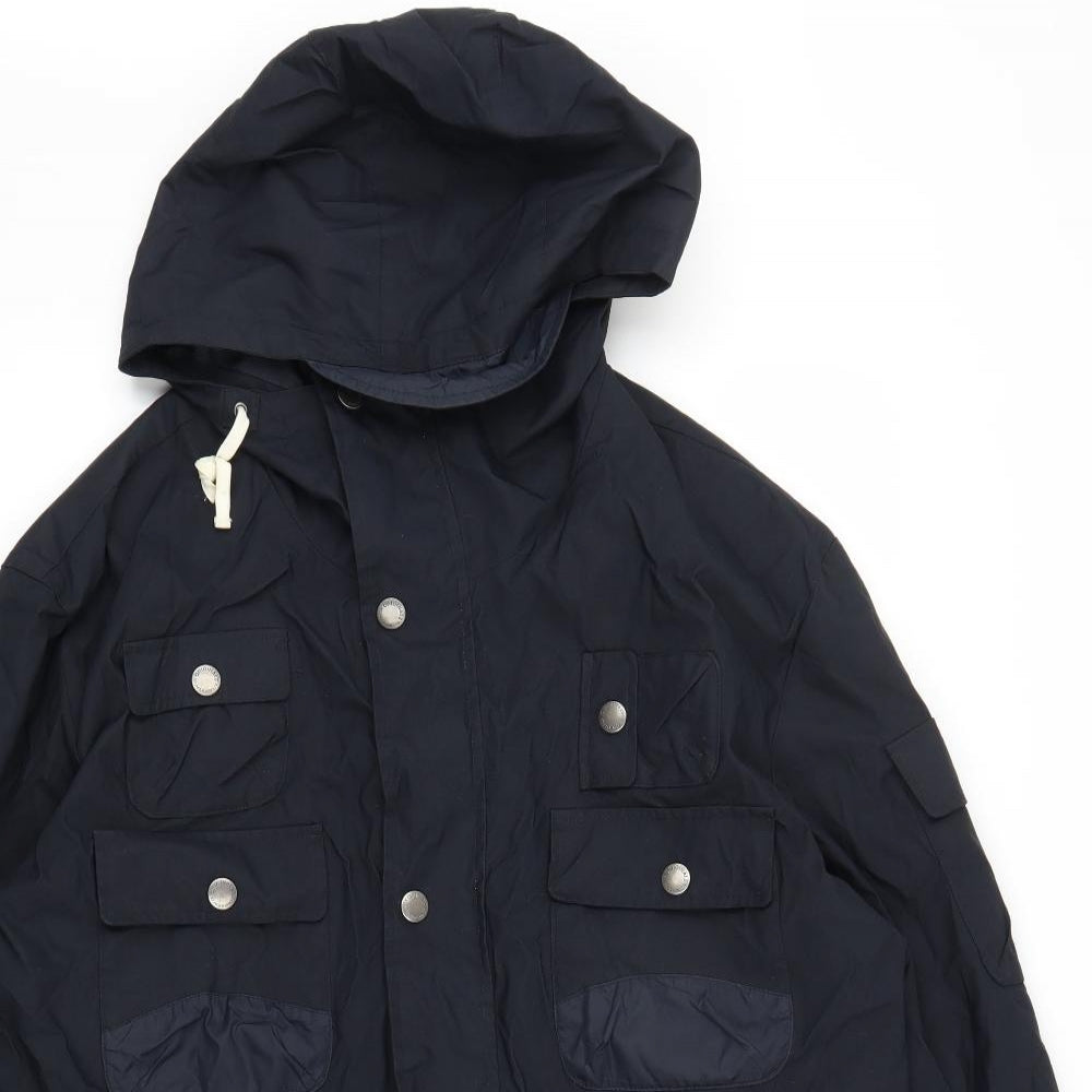 JACK & JONES Mens Blue   Parka Coat Size XL