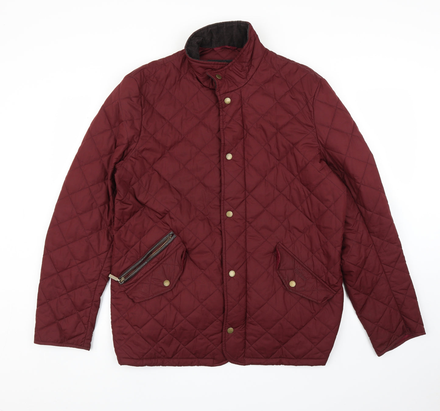 Barbour Mens Purple   Quilted Coat Size M