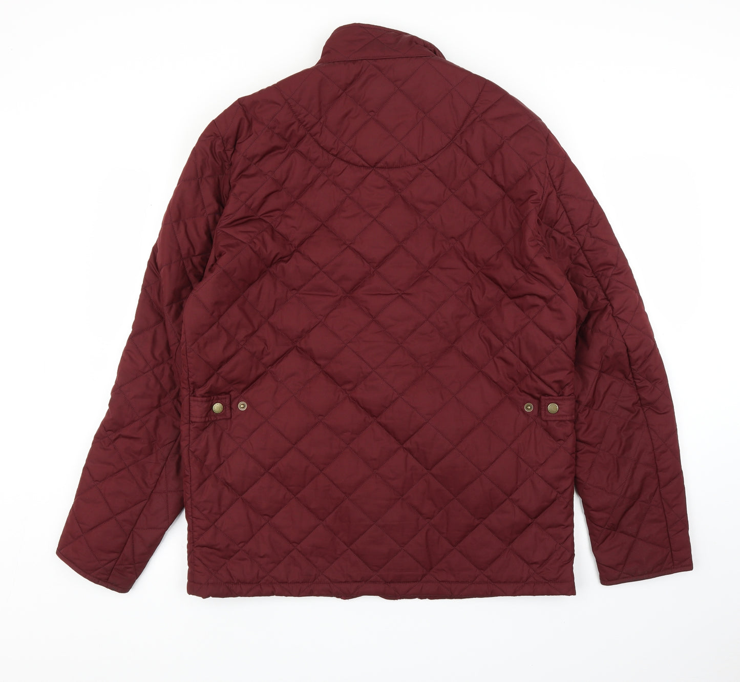 Barbour Mens Purple   Quilted Coat Size M