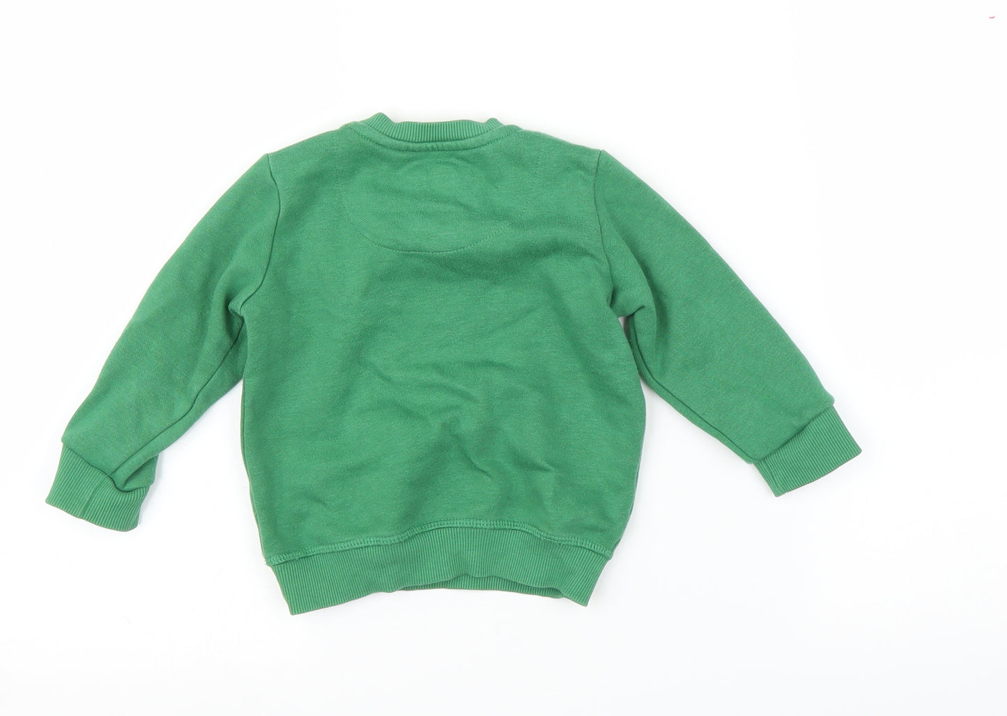 F&F Boys Green   Pullover Jumper Size 6-9 Months
