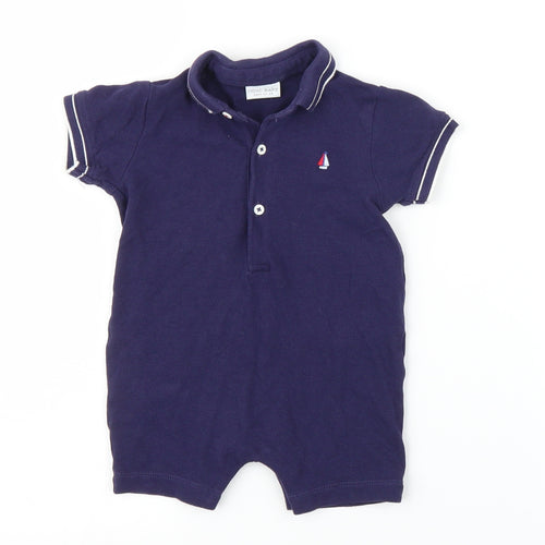 NEXT Boys Blue   Babygrow One-Piece Size 6-9 Months