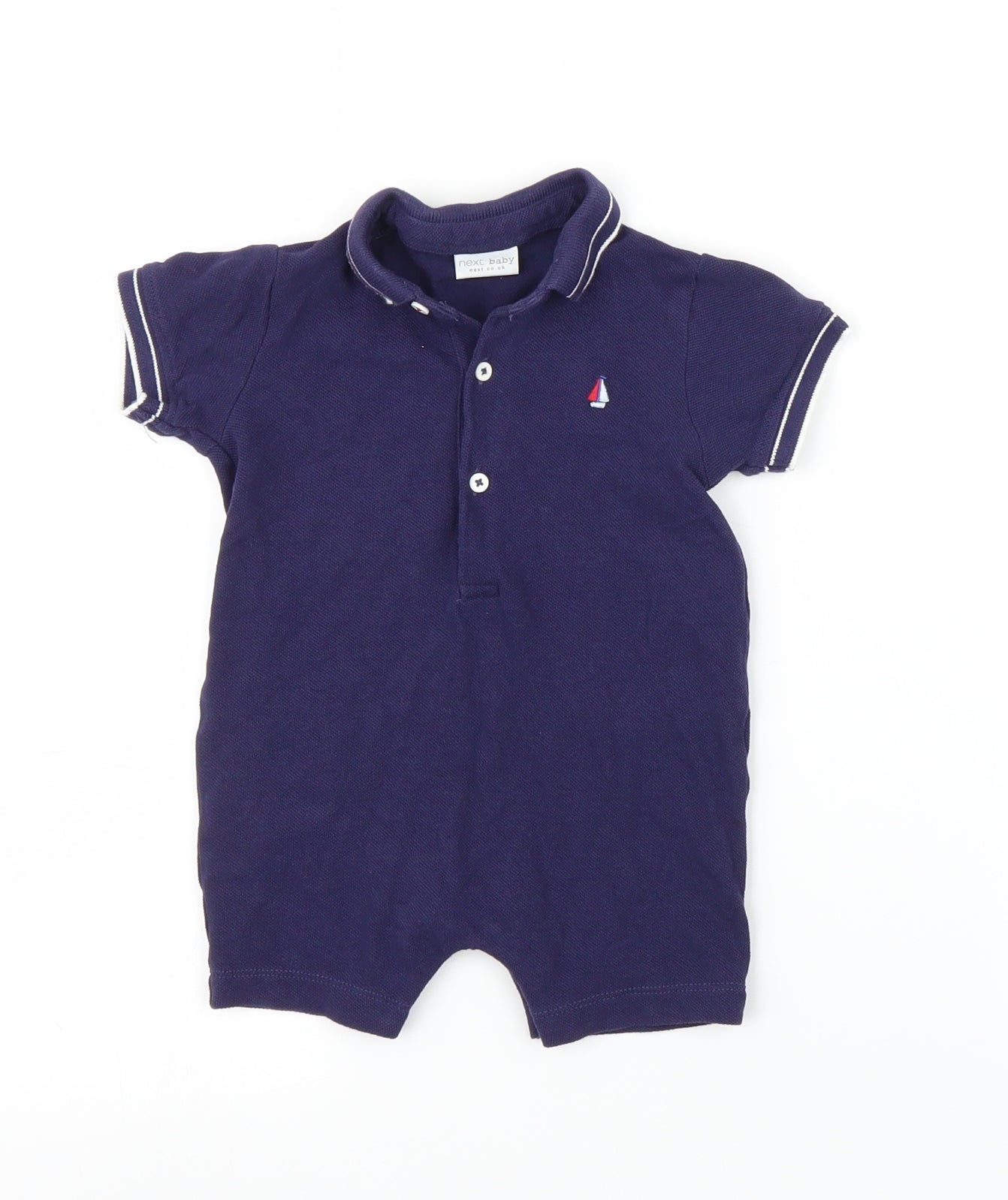 NEXT Boys Blue   Babygrow One-Piece Size 6-9 Months