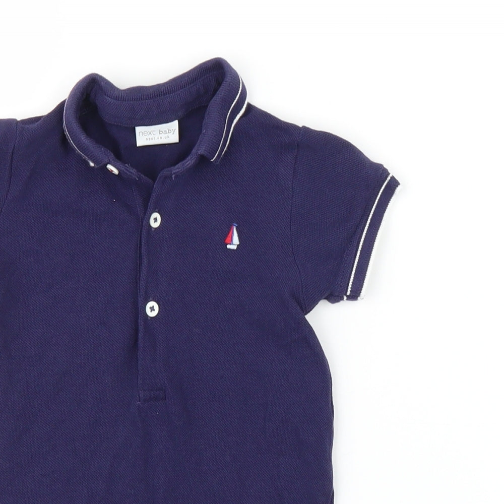 NEXT Boys Blue   Babygrow One-Piece Size 6-9 Months