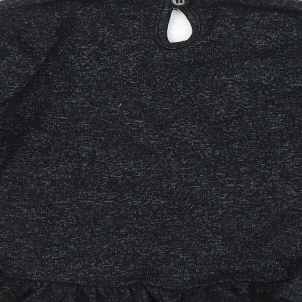 George Girls Grey   Basic T-Shirt Size 9-12 Months