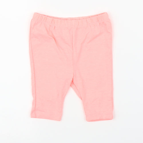 Woolies Babes Girls Pink   Capri Leggings Size 12 Months