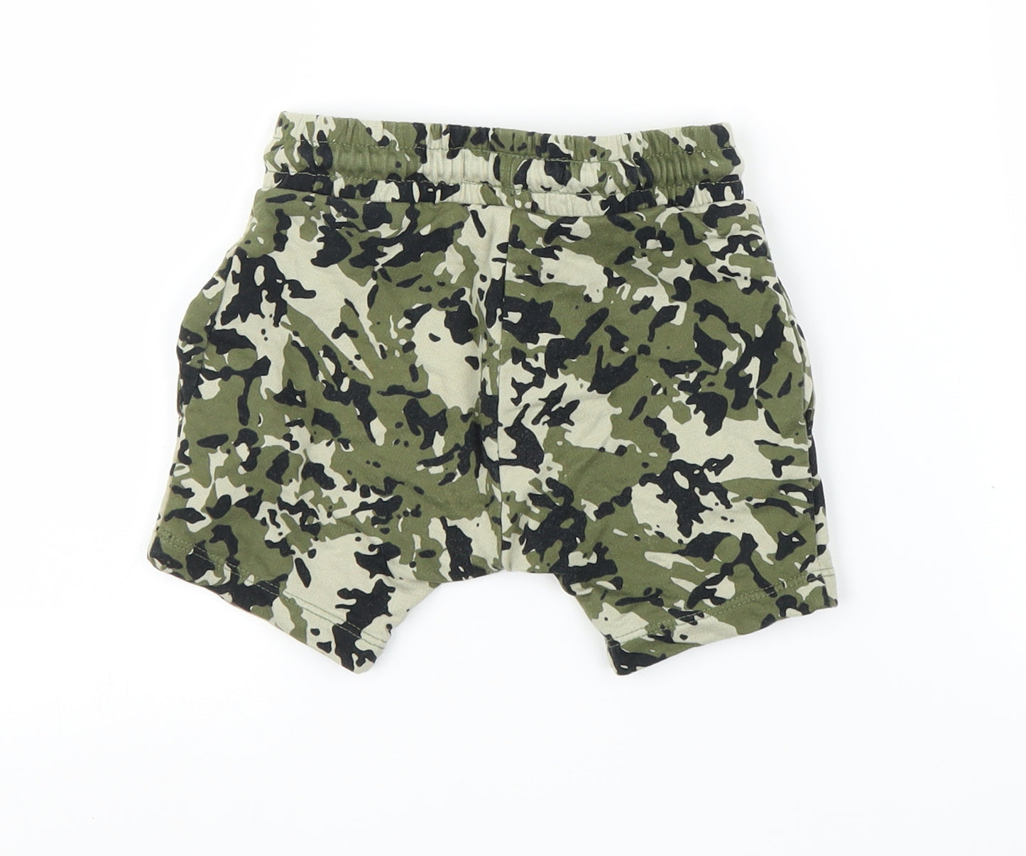 NEXT Boys Green Camouflage  Capri Leggings Size 6-9 Months