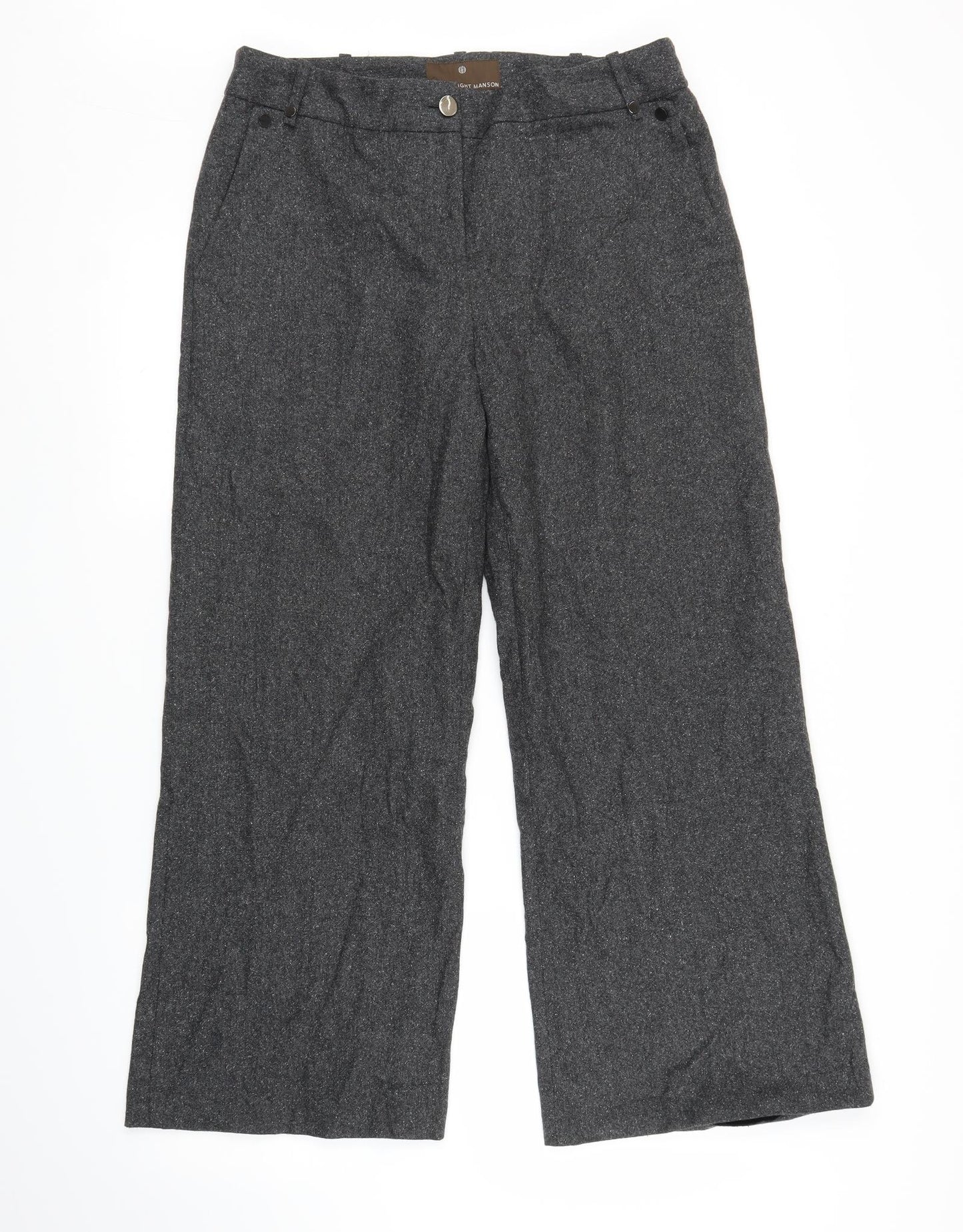 Fenn Wright Manson Womens Grey   Trousers  Size 14 L26 in