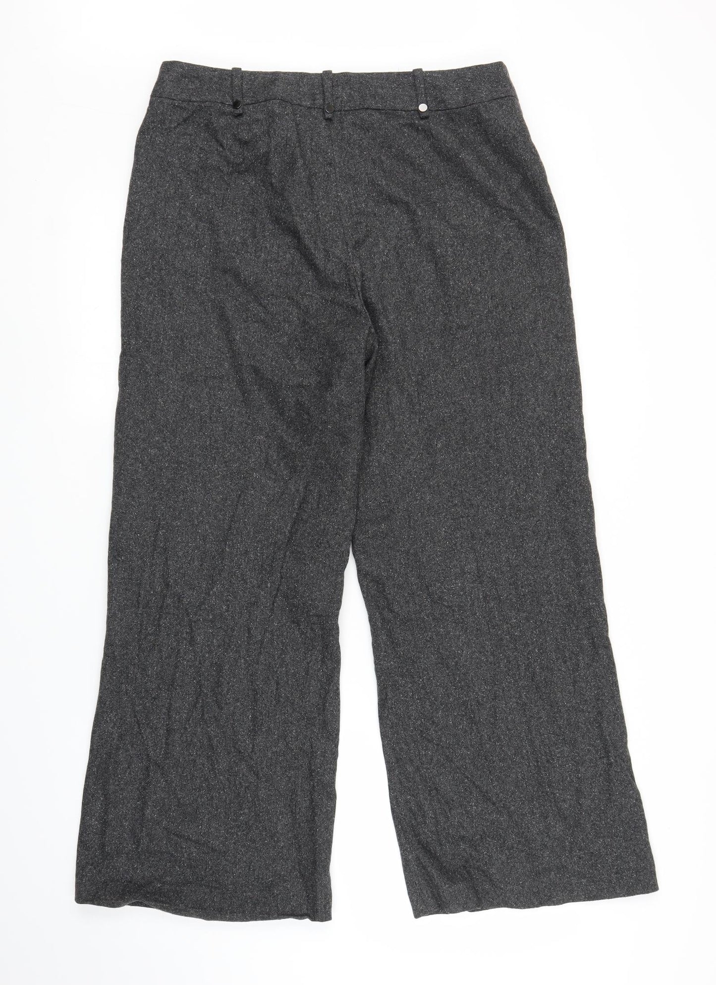 Fenn Wright Manson Womens Grey   Trousers  Size 14 L26 in