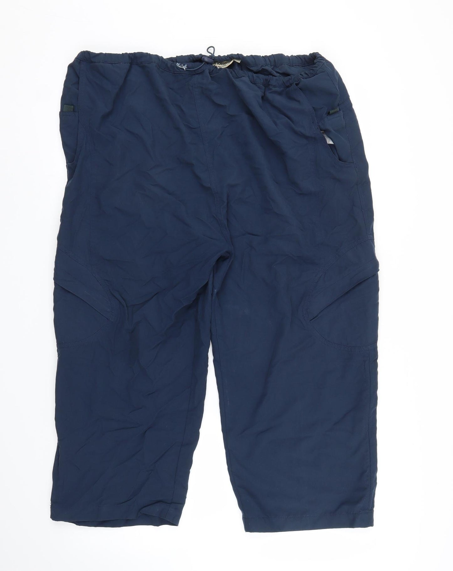 Charlotte James Womens Blue   Capri Trousers Size 3XL L21 in
