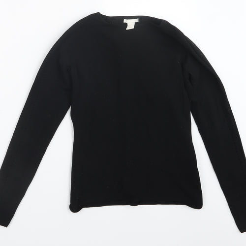 H&M Womens Black   Pullover Jumper Size S