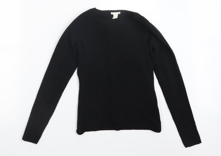 H&M Womens Black   Pullover Jumper Size S