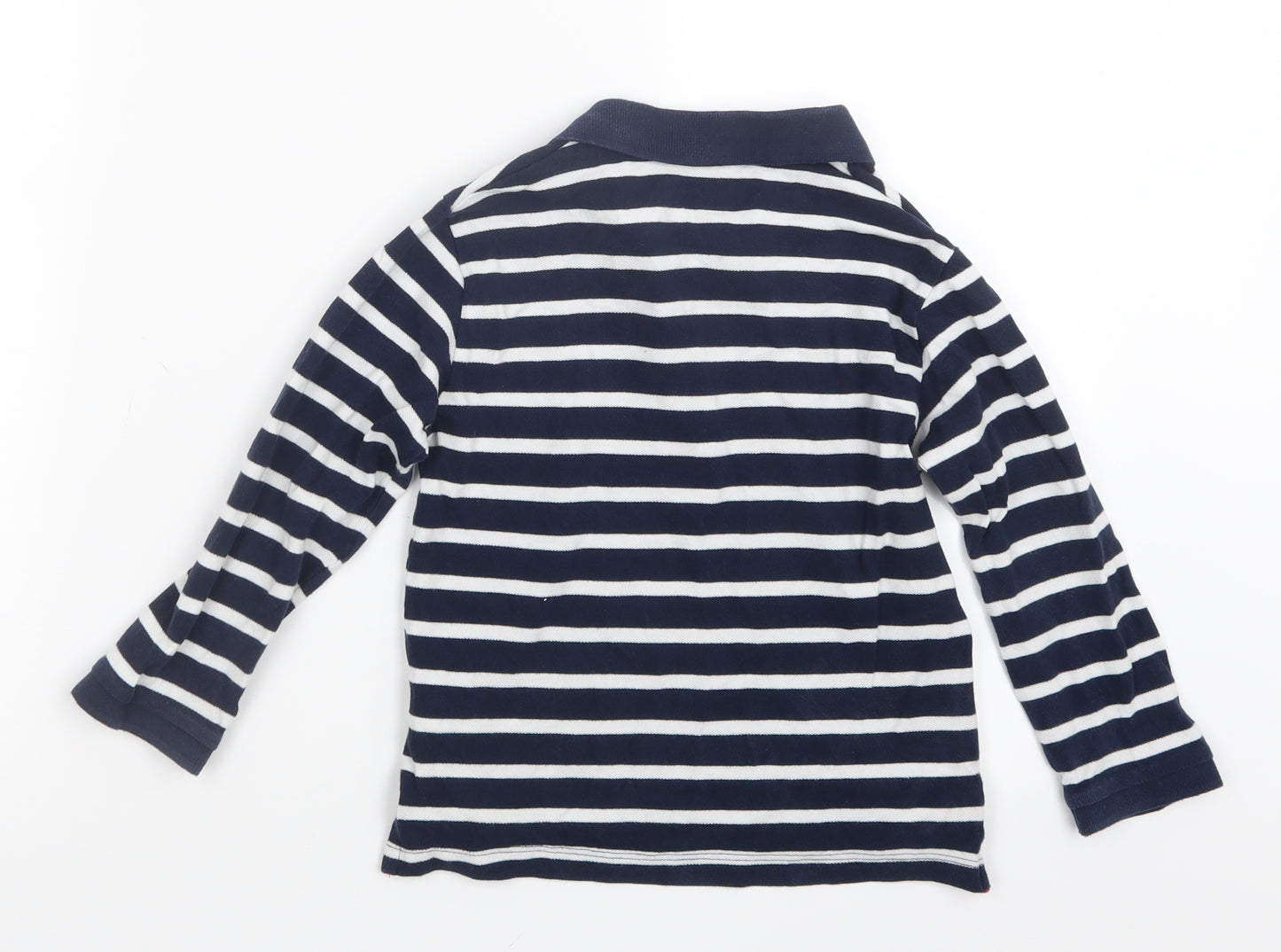 NEXT Boys Blue Striped  Basic T-Shirt Size 3-4 Years