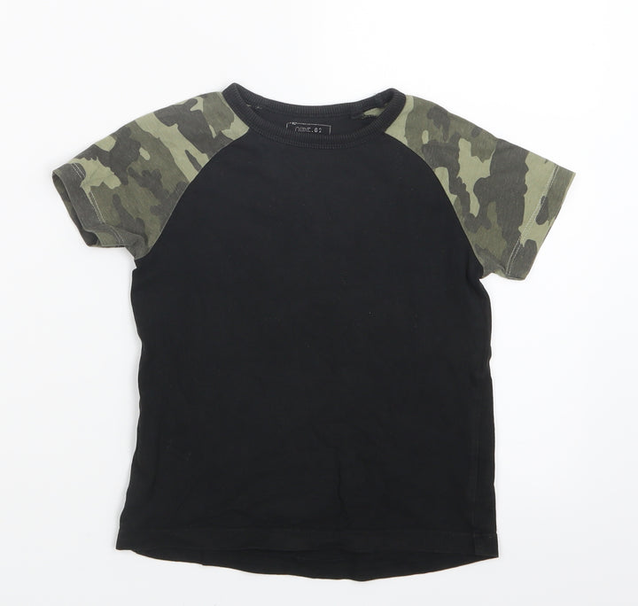 NEXT Boys Black Basic T-Shirt Size 3 Years