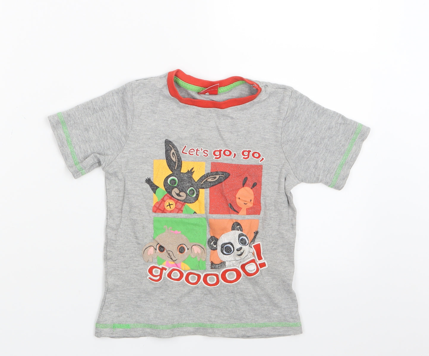 George Boys Grey   Basic T-Shirt Size 3-4 Years  - Bing