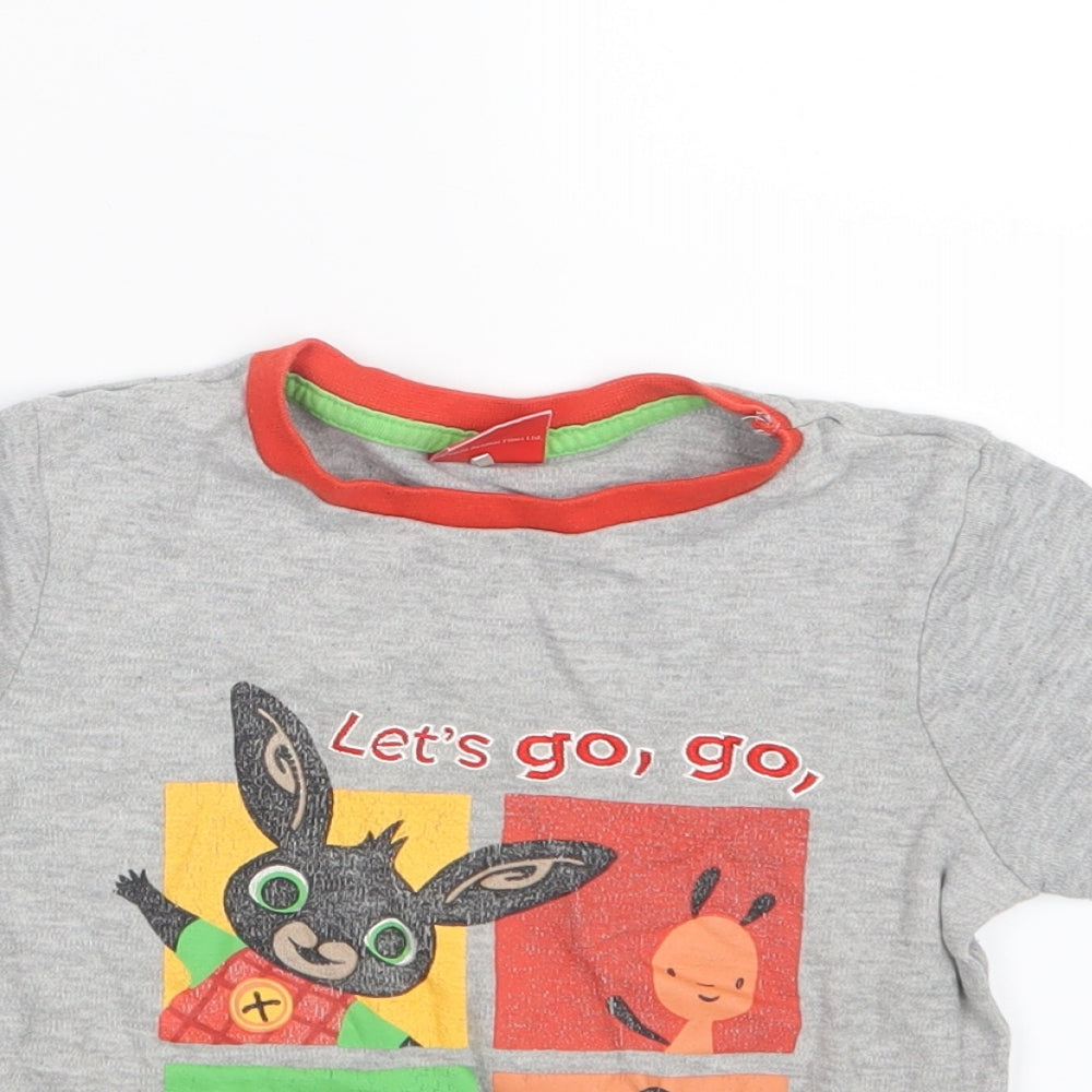 George Boys Grey   Basic T-Shirt Size 3-4 Years  - Bing