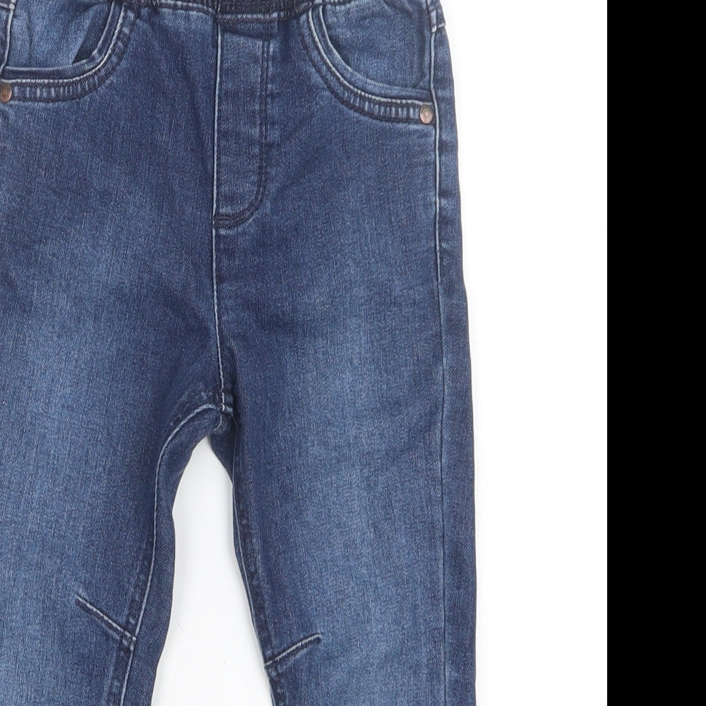 George Boys Blue  Denim Straight Jeans Size 3-4 Years