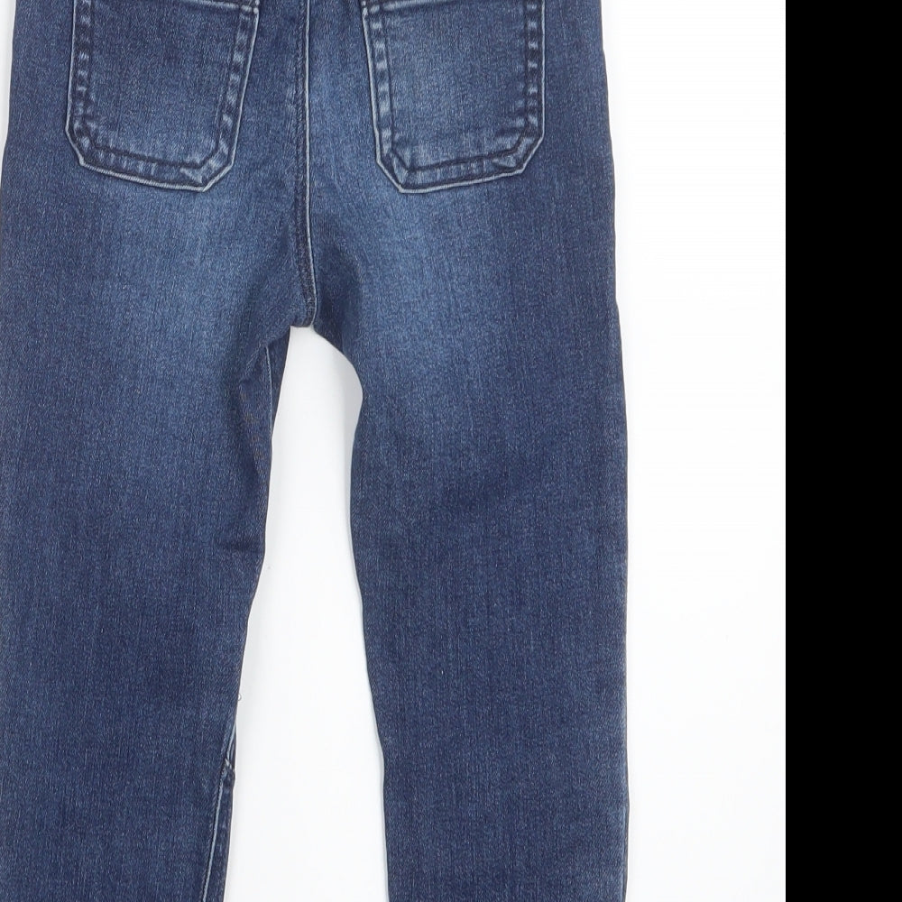 George Boys Blue  Denim Straight Jeans Size 3-4 Years