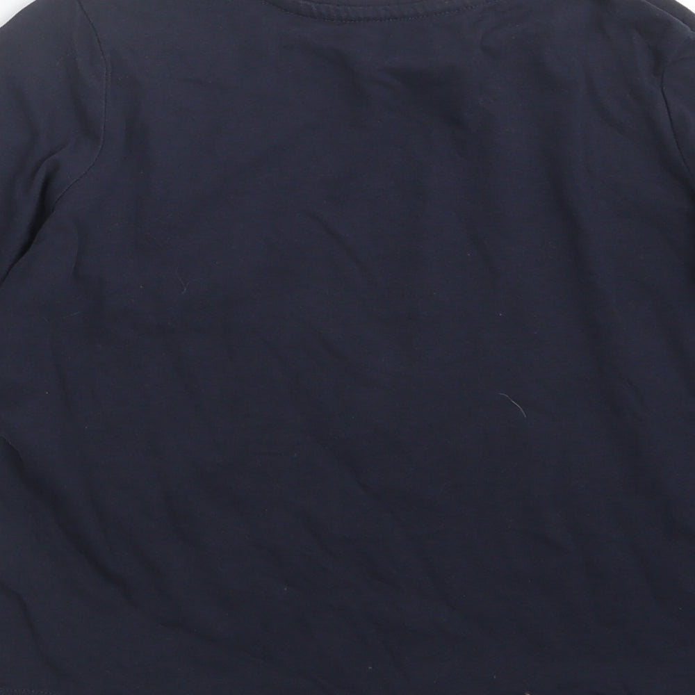 Matalan Boys Blue   Basic T-Shirt Size 7 Years  - Christmas
