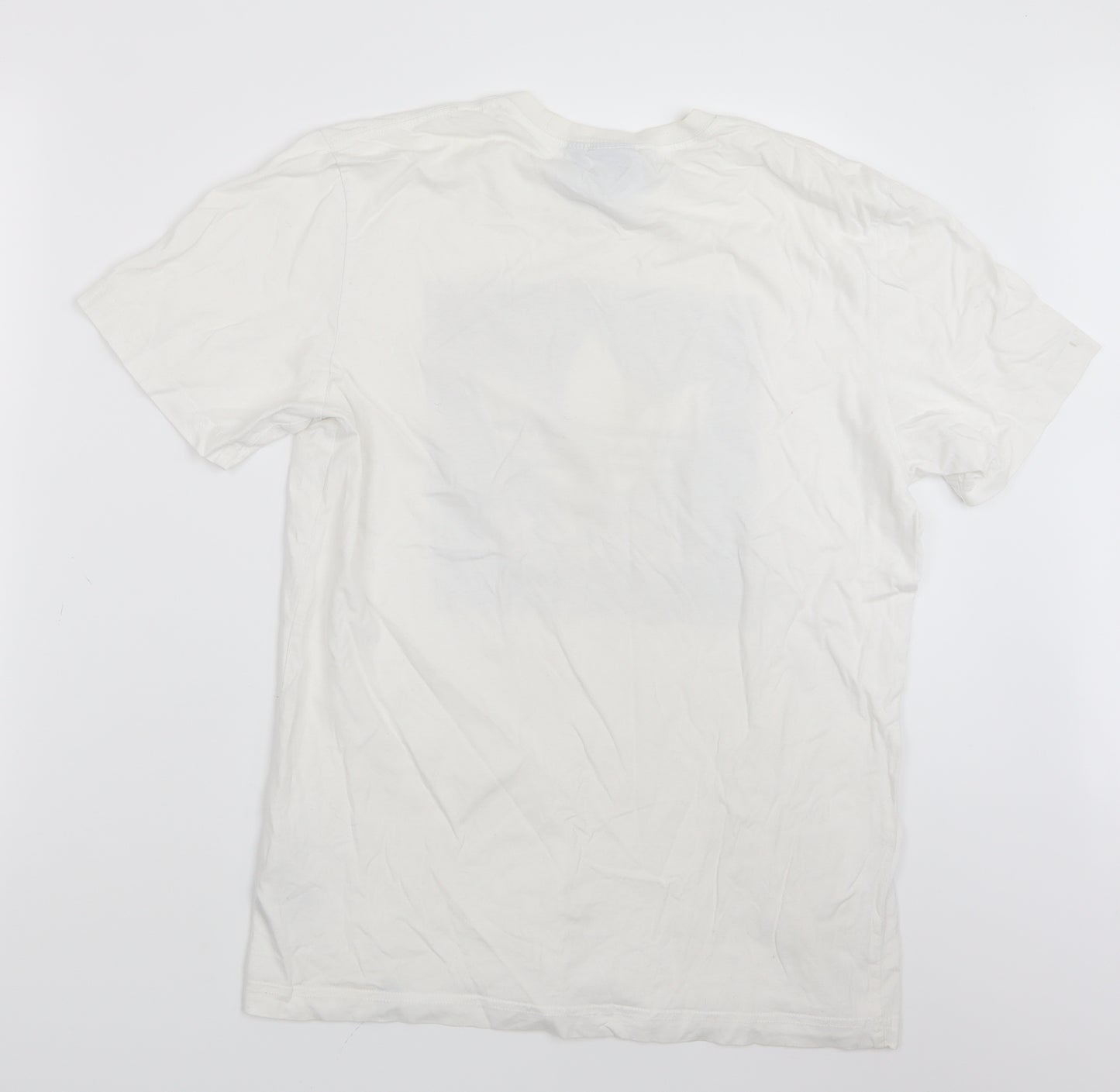 adidas Mens White    T-Shirt Size M