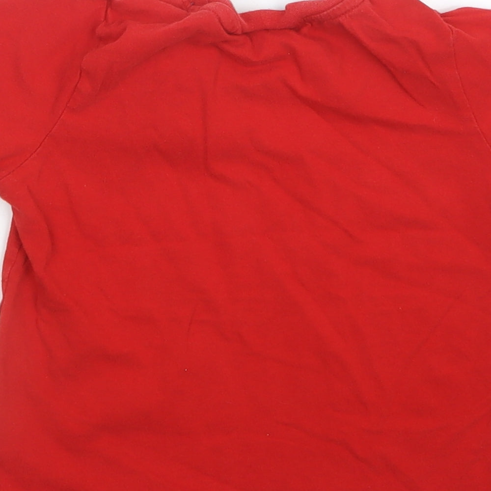 Primark Boys Red   Basic T-Shirt Size 3-4 Years  - Blaze