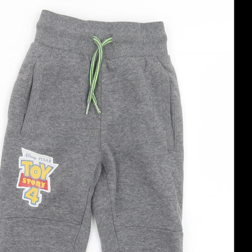 Primark Boys Grey   Jogger Trousers Size 3-4 Years - Toy Story 4