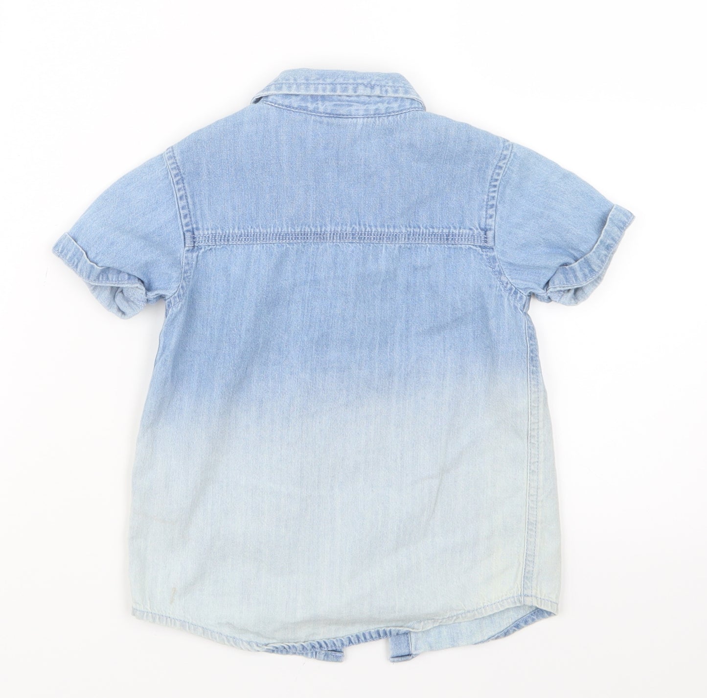 TU Boys Blue   Basic Button-Up Size 3 Years