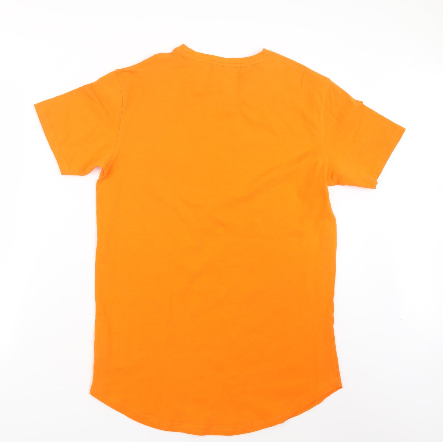 Bee Inspired Mens Orange    T-Shirt Size M