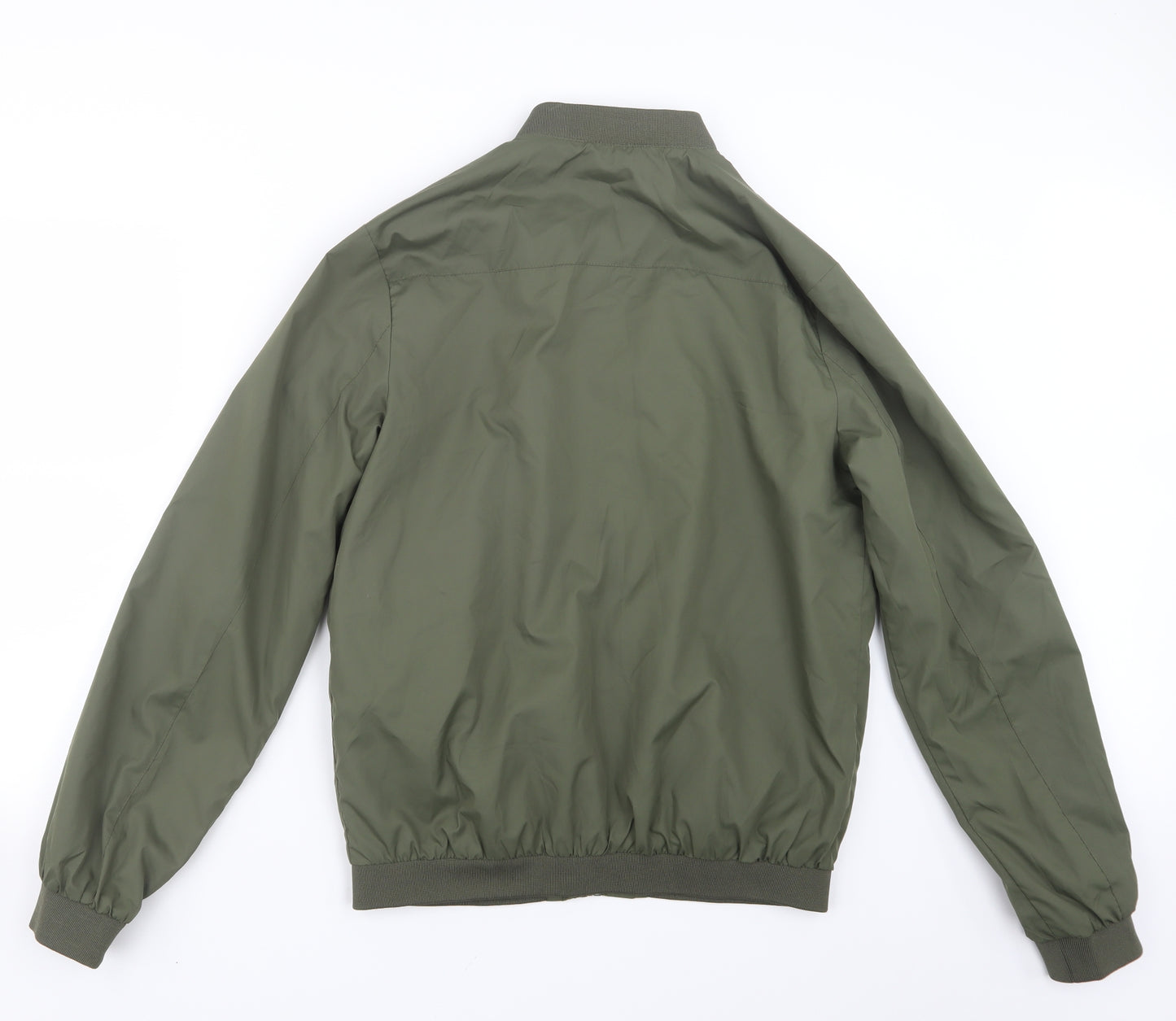 Cedar Wood State Mens Green   Bomber Jacket Jacket Size M