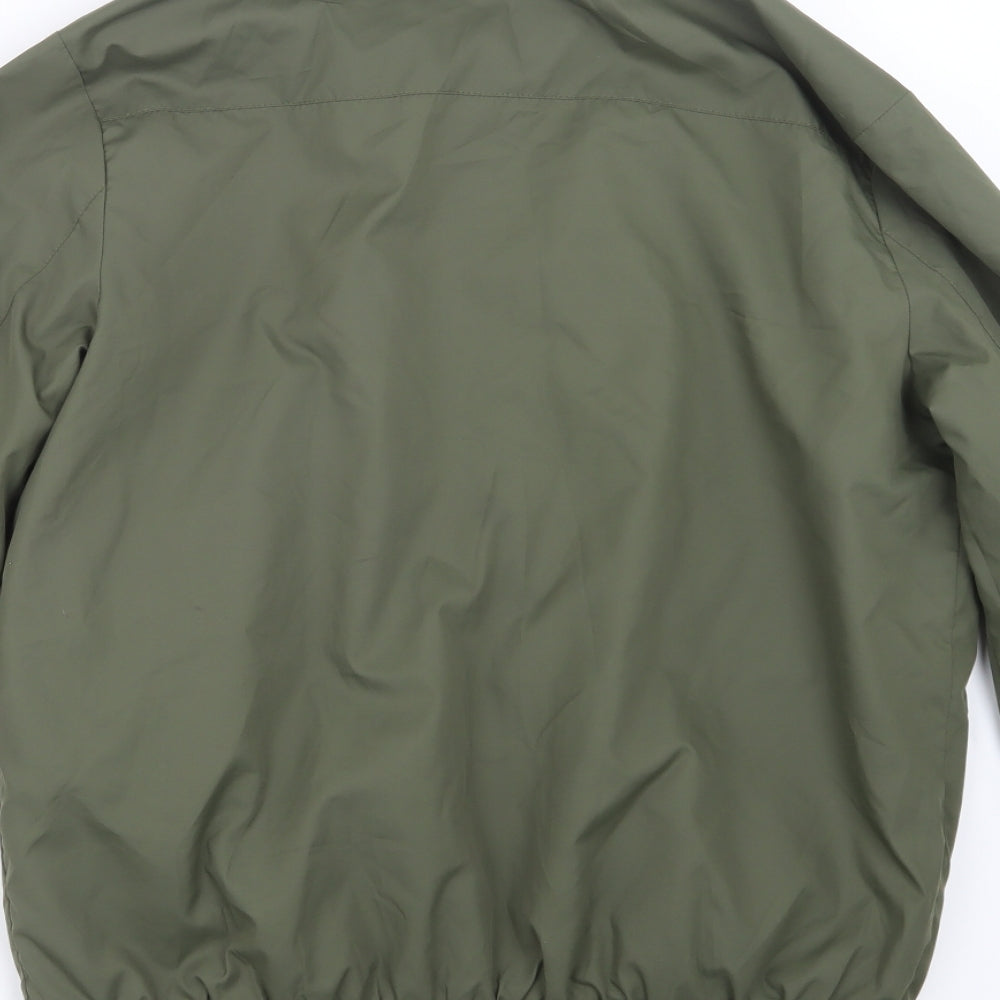 Cedar Wood State Mens Green   Bomber Jacket Jacket Size M