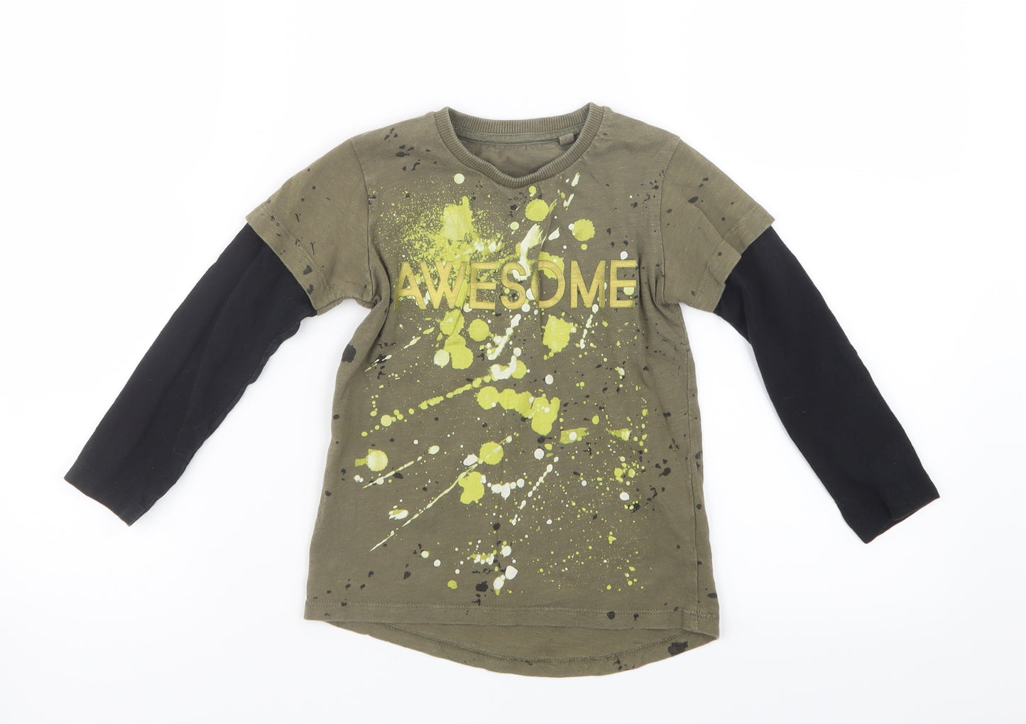 NEXT Boys Green   Basic T-Shirt Size 3-4 Years