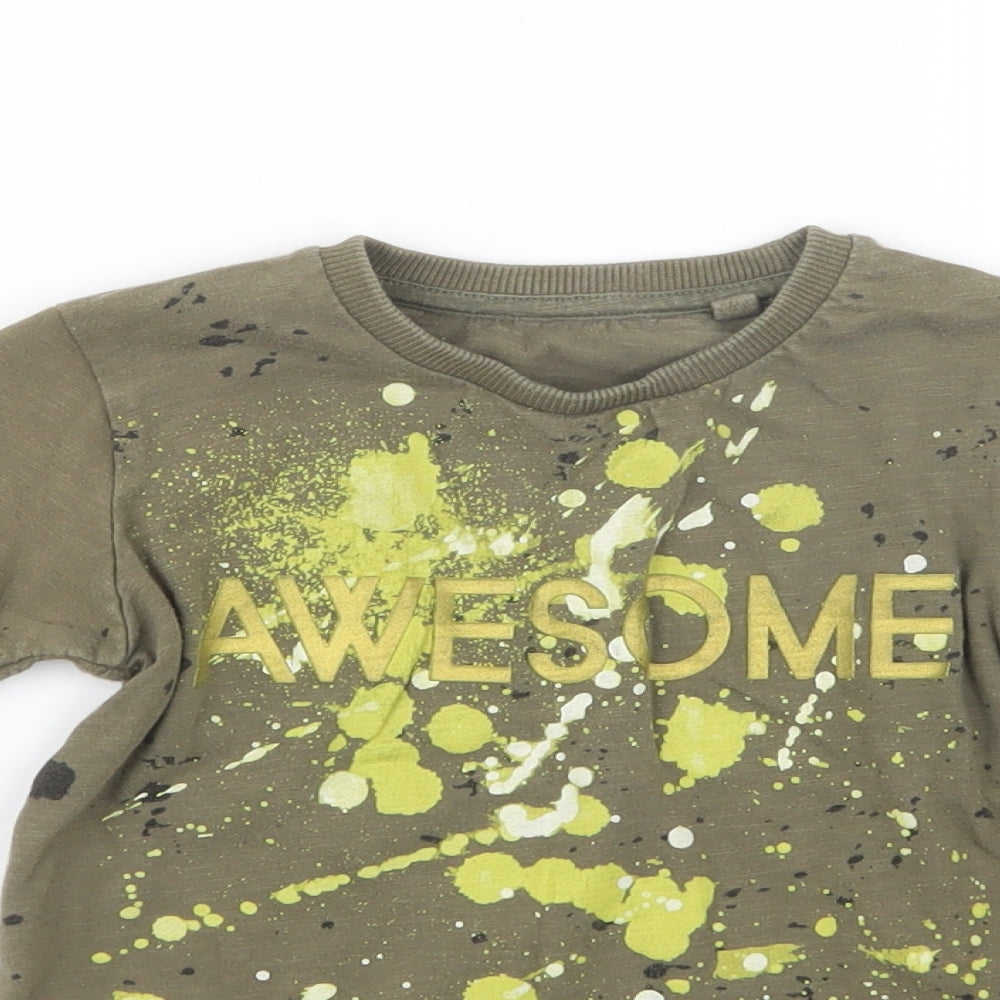 NEXT Boys Green   Basic T-Shirt Size 3-4 Years