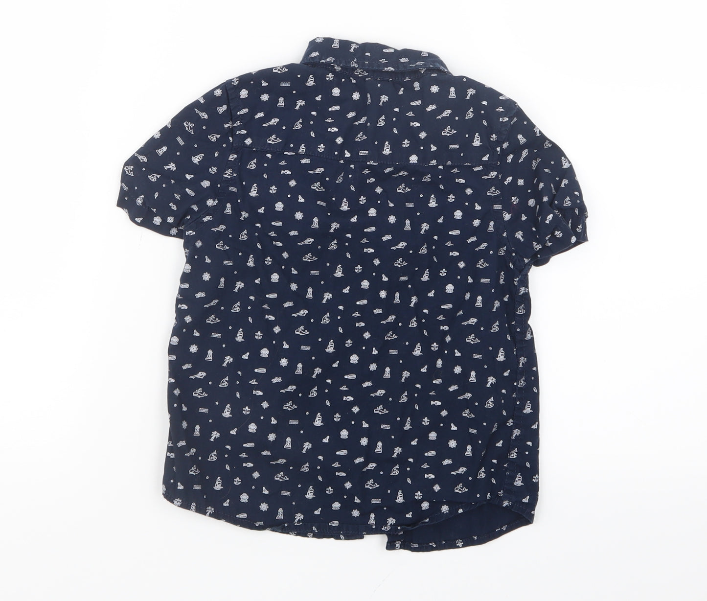 TU Boys Blue   Basic Button-Up Size 3 Years