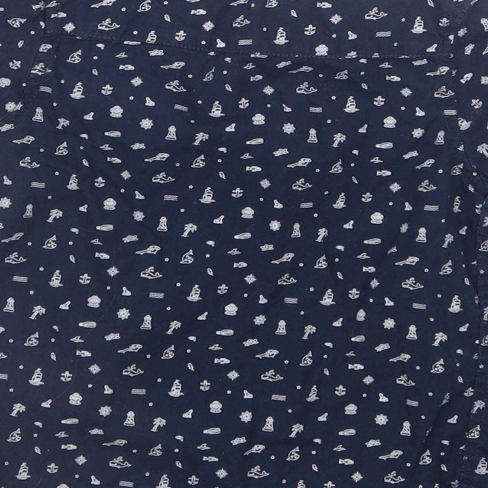 TU Boys Blue   Basic Button-Up Size 3 Years