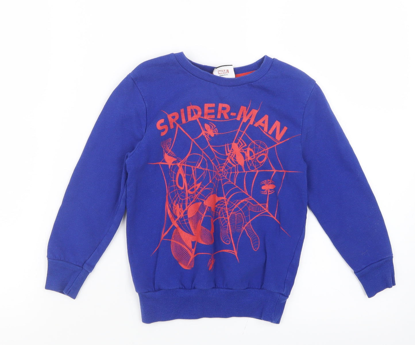 George Boys Blue   Pullover Jumper Size 3-4 Years  - Spider-Man