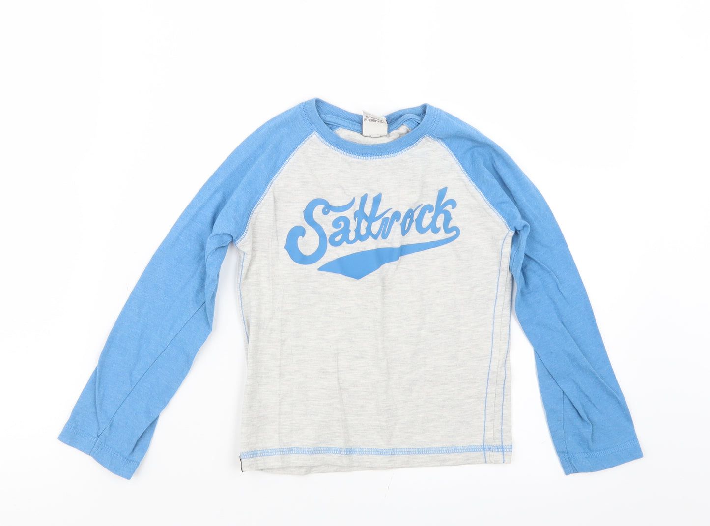 Saltrock Boys Blue   Basic T-Shirt Size 3-4 Years