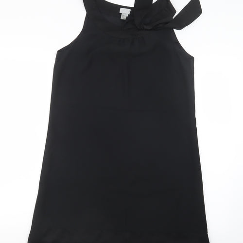 H&M Womens Black   T-Shirt Dress  Size 10