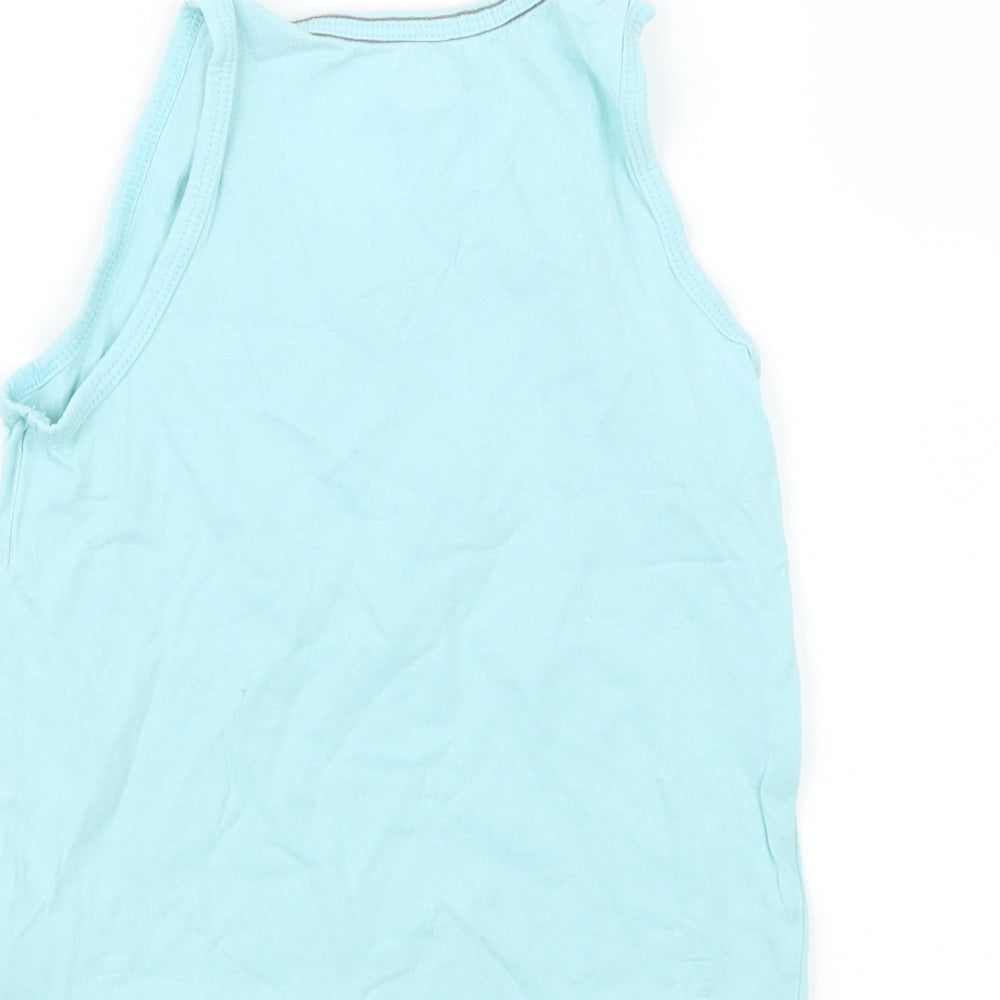 Vertbaudet Boys Blue   Basic Tank Size 5 Years