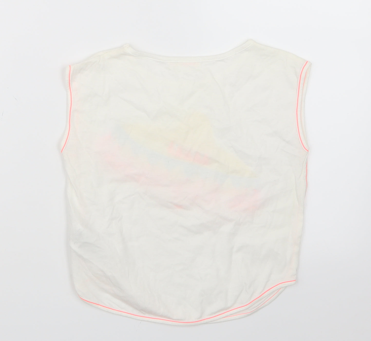 Billieblush Girls White   Basic T-Shirt Size 6 Years